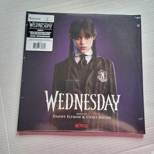 Danny Elfman & Chris Bacon Wednesday Soundtrack Vinyl Purple Goth Shadow LE 500